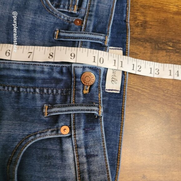 Madewell Jeans Size 27 Skinny 10" High Rise Tummy Control Danny Wash G7391 - Picture 9 of 12